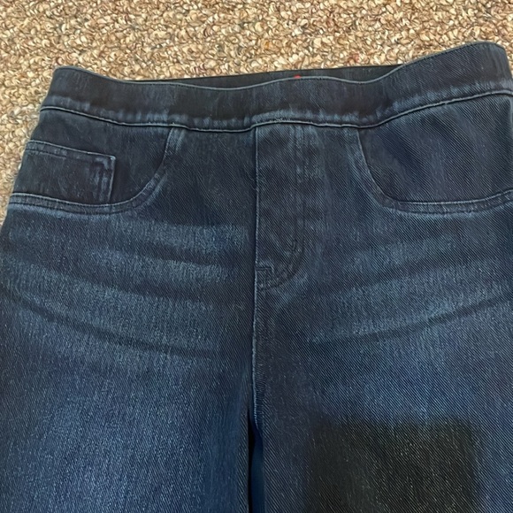 Womens SPANX Dark Blue Jean-ish Ankle Leggings - Picture 6 of 10